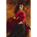 Luca-S Kanaviçe Etamin Kiti (Iplik, Iğne, Kumaş) 31*46,5 cm B534 - Naturel