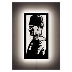 LUCARTE ATATÜRK V4 LED IŞIKLI TABLO AHŞAP DUVAR DEKORU