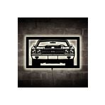 LUCARTE CAMARO SS LED IŞIKLI TABLO AHŞAP DUVAR DEKORU
