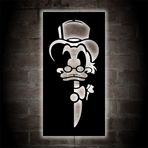 LUCARTE Daffy Duck V2 Led Işıklı Tablo Ahşap Duvar Dekoru