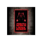 LUCARTE DARTH VADER V3 LED IŞIKLI TABLO AHŞAP DUVAR DEKORU