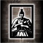 Lucarte Ronin Led Işıklı Tablo Ahşap Duvar Dekoru