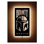 LUCARTE STAR WARS BOUNTY HUNTER LED IŞIKLI TABLO AHŞAP DUVAR DEKORU