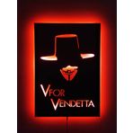 LUCARTE Vandetta Led Işıklı Tablo Ahşap Duvar Dekoru