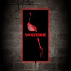 LUCARTE Wolverine Led Işıklı Tablo Ahşap Duvar Dekorasyonu