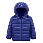 LucaSng 1001-CFFZ-172 Lacivert Renk Tüylü ve Dolgulu Su Geçirmez Unisex Çocuk Mont