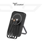 Lucatech 13.000 Mah 25W Magsafe Powerbank — iPhone 15 / 14 / 13 Pro Max (PD25W, Hızlı Yenileme) - Siyah