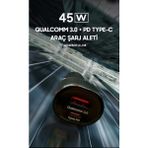 Lucatech 45W Hızlı Araç Şarj Başlığı — Galaxy S25 / S25+ / S25 Ultra (Isı Koruma Teknolojisi) - Beyaz