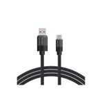Lucatech iPhone 15 Plus Uyumlu Örgülü USB Type-C Hızlı Şarj Kablosu, Siyah LK214880188 LK214880188