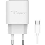 Lucatech iPhone 17 / 17 Air / 17 Pro Uyumlu Pd Type-C 35W Hızlı Şarj Aleti - Beyaz