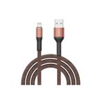 Lucatech Lightning Kablosu iPhone 13/13 Pro/13 Pro Max Uyumlu Hızlı Şarj Kablosu, 2 Metre, Kahve AZD2152KEMR69