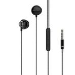 Lucatech Özel Fiber Kablo Korumalı Stero Kulaklık 3.5 mm Jack - Siyah