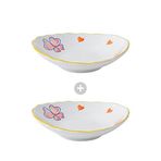 LUCBEI 2'li Salata Kasesi Seti Seramik Sos Tabağı Soya Sosu Daldırma Tabakları İştah Açıcı Kaseler Garnitürler Servis Tabağı Japon Tarzı Mutfak Gereçleri (16,5 cm) Küçük Kase (Renk: Gri)