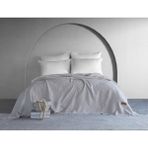 Lucca Fitilli Desen Yatak Örtüsü - Açık Gri - 240 x 260 cm