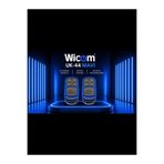 Lucciola WİCOM RENKLİ UK-44 Akıllı Kodlanabilir Kumanda (OTOMATİK KAPI MOTORU,BARİYER,KEPENK,PANJUR)2 ADET)