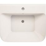 Lucco Allecra Beyaz Tezgah Üstü 55 cm Lavabo