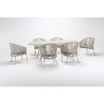 Luce Garden Mango Rattan Bahçe\balkon Masa Takımı - 220 x 110 cm + 8 Sandalye
