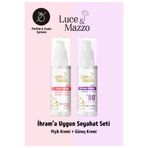 Luce & Mazzo Kokusuz Ihrama Uygun Seyahat Seti Güneş Kremi, Pişik Kremi