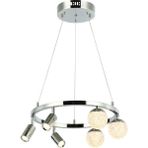 Lucea Branco 3+3'lü Krom Ledlı Avıze 400 mm Kademelı - 6