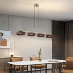 Lucea Degas 4'Lü Antik Lak Sıralı Avize 4xGx5.3
