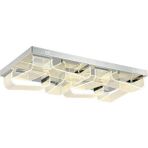 Lucea Lerda 80X40 Lık Ledli Plafonyer Avize - Beyaz - Gri