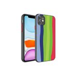Lucek Cases İphone 11 Uyumlu Kamera Korumalı Renkli Thtterli Lckc X-Cam Kılıf-No4