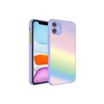 Lucek Cases İphone 11 Uyumlu Kamera Korumalı Renkli Thtterli Lckc X-Cam Kılıf-No7