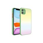 Lucek Cases İphone 11 Uyumlu Kamera Korumalı Renkli Thtterli Lckc X-Cam Kılıf-No9