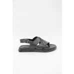 Luciano Bellini 560 Siyah Erkek Sandalet