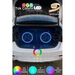 Luciole 2’li 16CM Rgb Neon Hoparlör Kapağı | Uzaktan Kumandalı 3 Renk LED Efektli Midrange Aydınlatma Seti
