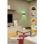 luciole Led Lambader Aplik Yatak Odası Lambası Rgb Işık Çok Renkli Dikdörtgen Uzaktan Kumandalı Dvraplkye