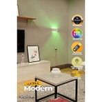 luciole Led Lambader Yatak Oturma Odası Salon Lambası Rgb Işık Çok Renkli Dikdörtgen Kumandalı