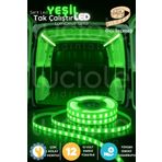 luciole LumiDrive 1m Yeşil 12V Şerit LED – Araç İçi Dekor Işığı, Kablolu, Yapışkanlı, Kesilebilir, 2835