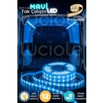 luciole LumiDrive 3m Mavi 12V LED Şerit – 180 Çipli, Kesilebilir, Yapışkanlı, Çıplak Uçlu Montaja Hazır