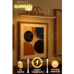luciole Pilli Parlak Gold Kasa Günışığı Led Flüt Tablo Aplik Banyo Ayna Üstü Aydınlatma