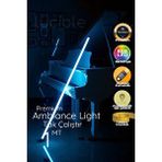 Luciole Rgb Led Strip Tube Light Abajur Uzaktan Kumandalı Işık Lamba Ampül Aydınlatma Renkli Atube1 Beyaz