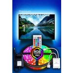 luciole Tv Arkası Yatak Çocuk Odası Mutfak Salon Rgb Şerit Led Tak Çalıştır Uzaktan Kumandalı 1 Metre
