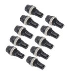 LUCKDANO 10 Panel Montajlı Sigorta Tutucu, Sigorta Tutucu, 5 X 20mm Cam Tüp Sigortalar Için Sağlam Plastik Kasa, Kolay Kurulum, Güvenli Ve Sağlam,%100 Yeni Malzeme