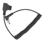 LUCKDANO DC Monitör Güç Kaynağı Kablosu BMCC Için Yaylı Tel BMPCATOMOSBESTVIEW V Bağlantı Noktası Pil Için Monitör Güç Kaynağı Plastik Siyah 1PC Fotoğrafçılar Için Yaylı Tel Açma