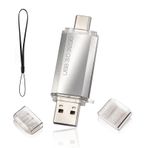 lUCKGOOD886 USB Stick 3.0 32 GB 2'si 1 arada USB Flash Drives USB 3.0 USB C Tip C Memory Stick OTG Dual Flash Drive 2'si 1 arada bellek çubuğu, tablet, PC, Android cep telefonları için (Samsung, Huawei, Honor,
