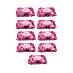 Luckido 90 Adet Kapaklı Gül Kokulu 9 Paket Red Rose Islak Havlu Mendil