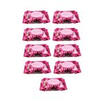 Luckido 90 Adet Kapaklı Gül Kokulu 9 Paket Red Rose Islak Havlu Mendil