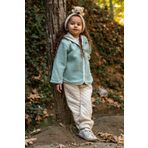 Luckka Heritage Puffy Astarlı Peluş Bebek Çocuk Ceket - Kopüşonlu Peluş Mont - ZTPUFCEKET 5-6 yaş YEŞİL
