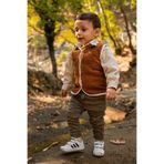 Luckka Heritage Puffy Astarlı Peluş Bebek Çocuk Yelek - Wellsoft Yelek - ZTPUFYELEK 1-2 yaş KAHVERENGİ
