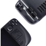 Luck&Link Touchpad Protector Steam Deck, Touch Pads and Back Buttons Protective Skin Texture Sticker for steam Deck OLED&LCD Touch Trackpads, High end Textured Grip Skin (Snake Scale - Black)