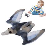 Luckxing Peluş dinozor kumaş hayvan | pelüş hayvan kırlent | 5,9 inç pelüş dinozor pelüş hayvan, doldurulmuş dinozor yastığı, tüylü arkadaş sarılma yastığı, dinozor pelüş hayvan