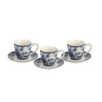 Lucky Art Florantıne 6'lı Mavi Kahve Fincanı Set