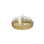 Lucky Art Gold Kapaklı 30 cm Kek Standı