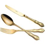 Lucky Art Gold Renk 30 Parça Çatal Bıçak Takımı