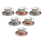 Lucky Art Liora Bone 6'lı Çay Fincanı Seti